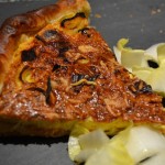 quiche legere saumon:poireau